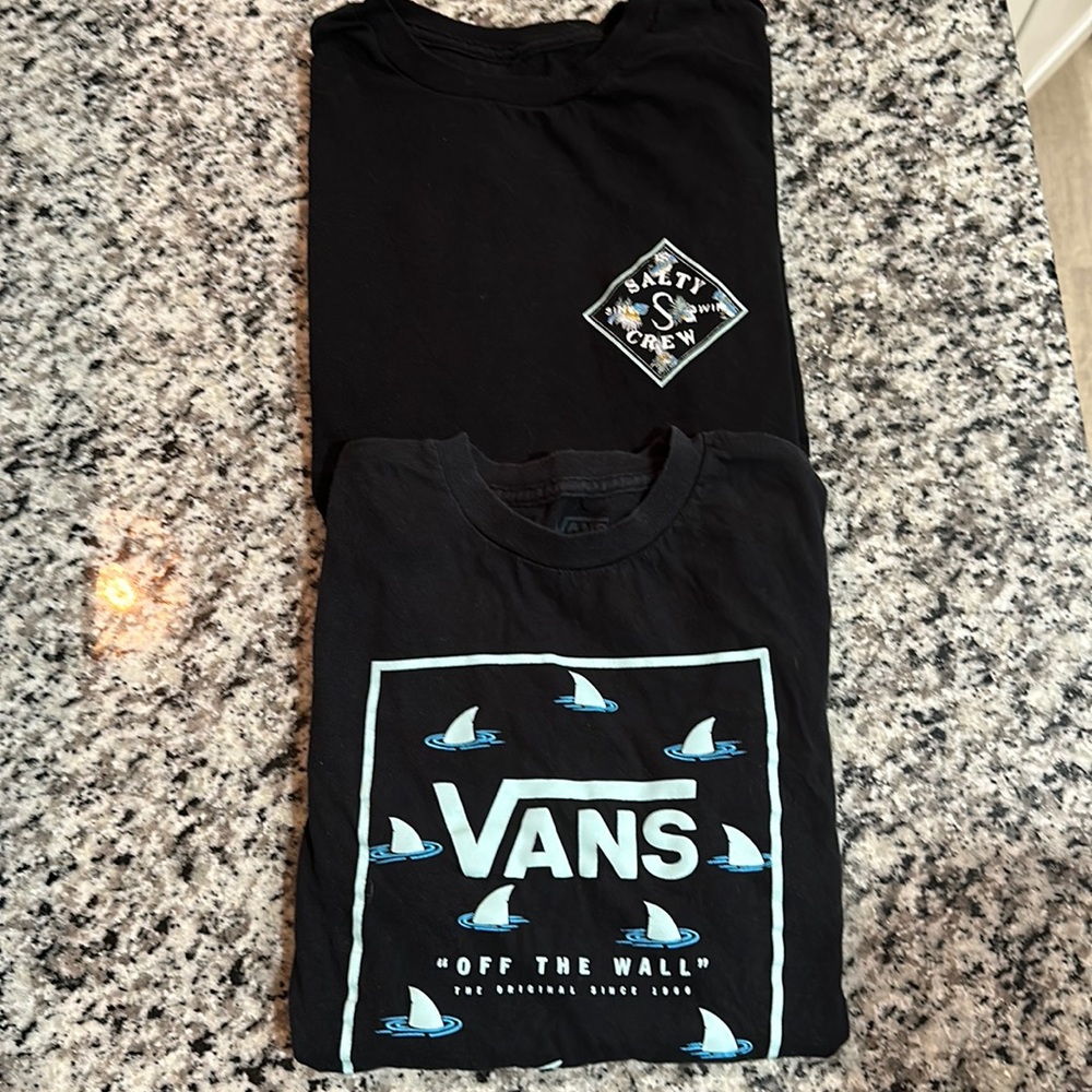 Boys T-shirts Salty Crew Van’s Large